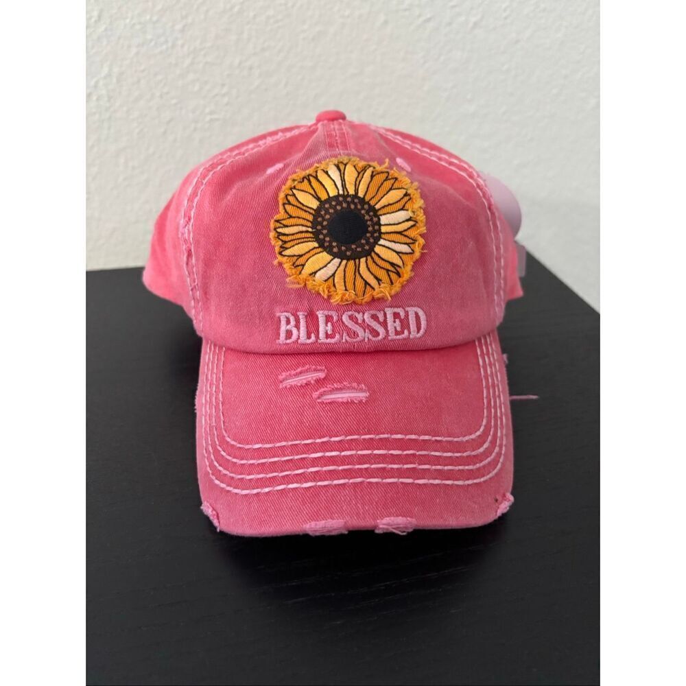 ❤️Girlie Girl Blessed Sunflower Hat
